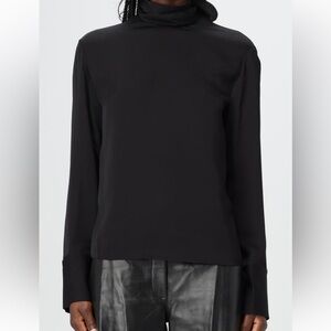 EUC - Theory Black turtleneck Women's Blouse